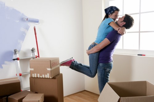 Careful packing of fragile household items for a Marylebone removal