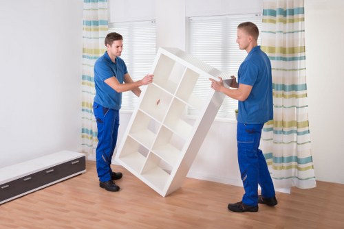 Packing and loading support for a Marylebone home move