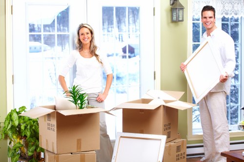 Prepared moving truck for central London relocation in Marylebone